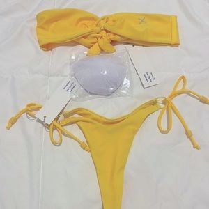 Boutinela Ring Hoop Set Lilly Yellow Medium